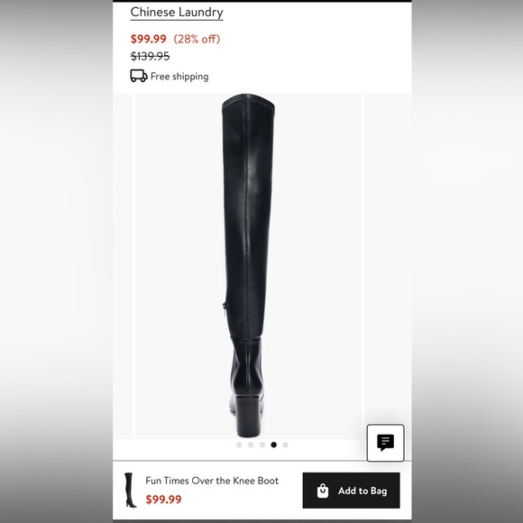 Chinese Laundry over the knee boot. - Picture 4 of 11